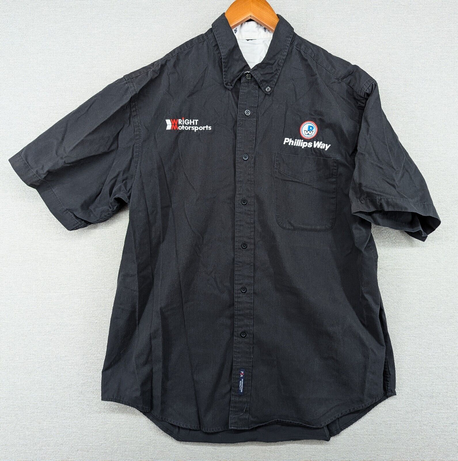 Wright Motorsports Phillips Way Racing Crew Shirt Large Rolex 24 Gt 2009 D88